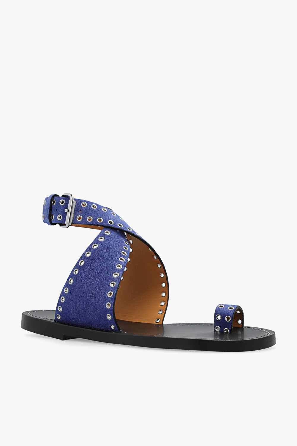 サンダル・ミュール ISABEL MARANT Women Sandals SD0118FAB2B11S30OB BLUE SchaferandweinerShops GQ - 'Jools' leather sandals Isabel